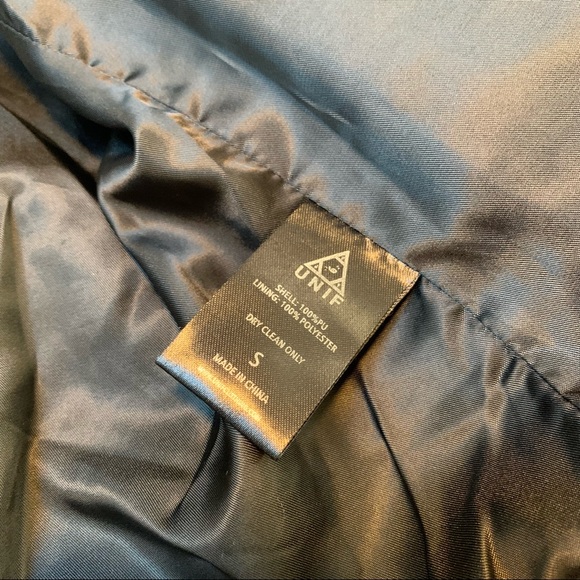 UNIF Avihater Faux Black Leather Jacket - Picture 11 of 15